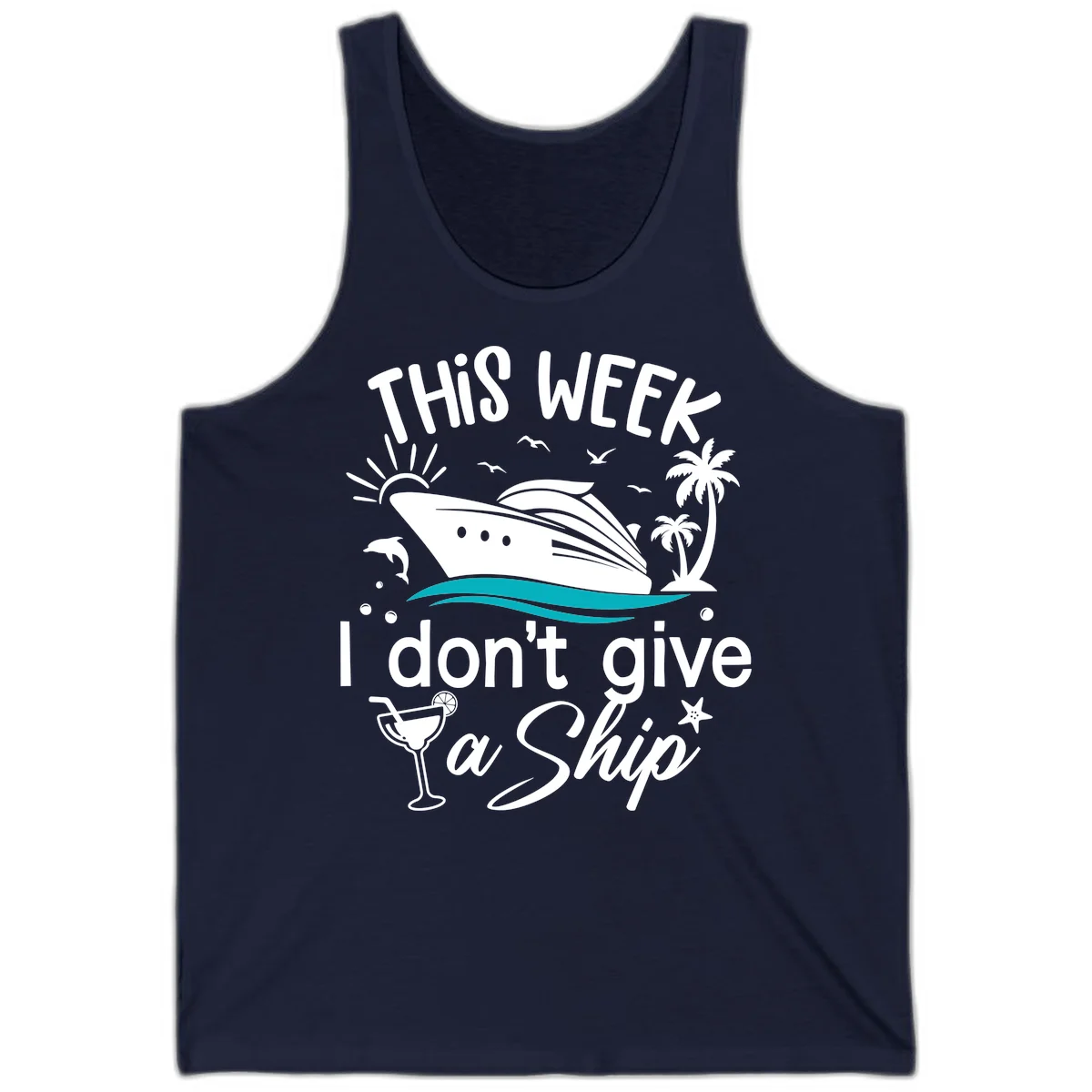 This Week I Don't Give A Ship Tank in Navy