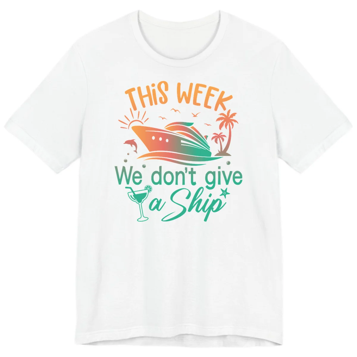 This Week We Don't Give A Ship Premium T-Shirt in White