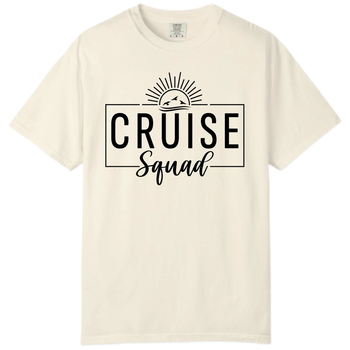 Cruise Squad Sunrise Comfort Color in Ivory