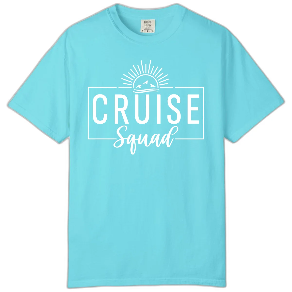 Cruise Squad Sunrise Comfort Color in Lagoon Blue