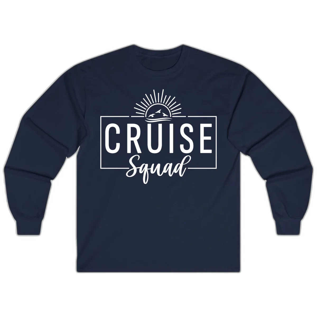 Cruise Squad Sunrise Long Sleeve in Navy