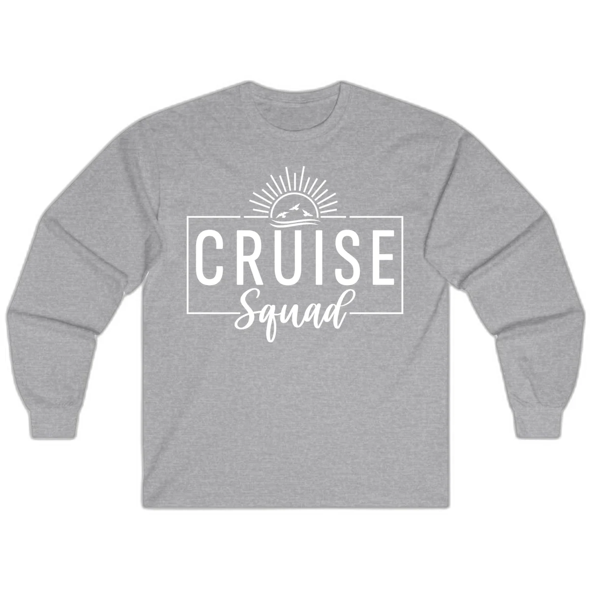 Cruise Squad Sunrise Long Sleeve in Sport Grey