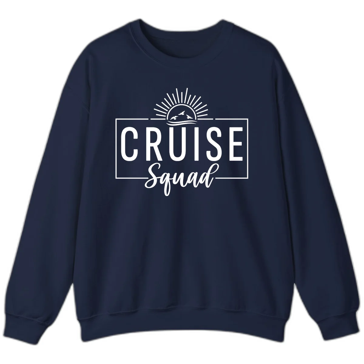 Cruise Squad Sunrise Sweatshirt in Navy