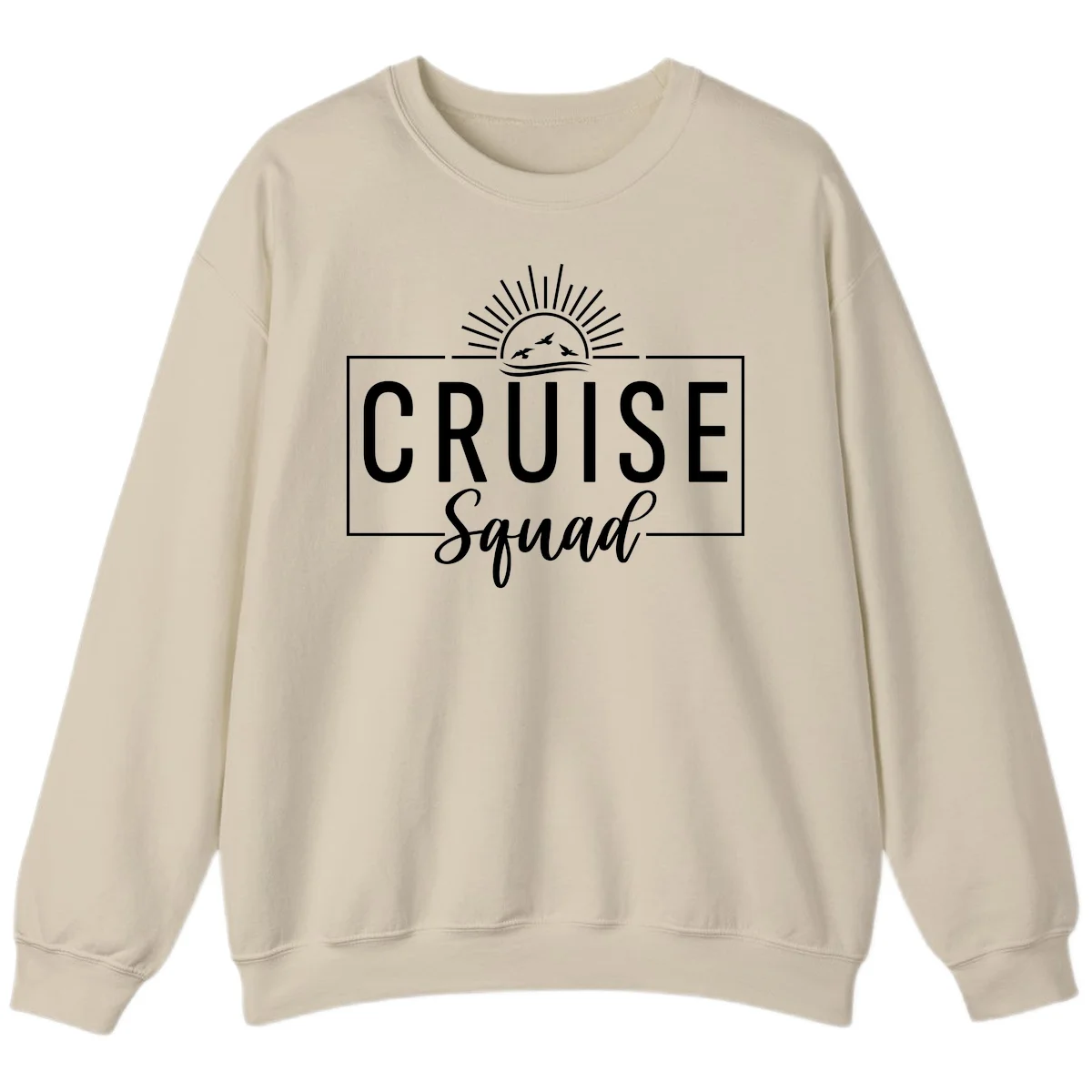 Cruise Squad Sunrise Sweatshirt in Sand