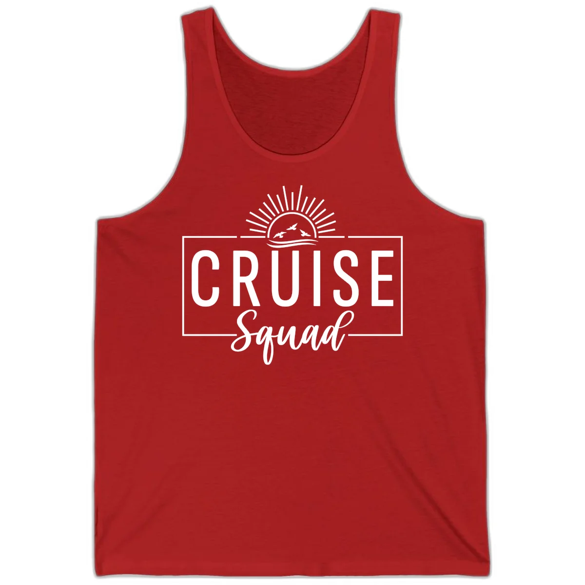 Cruise Squad Sunrise Tank in Red