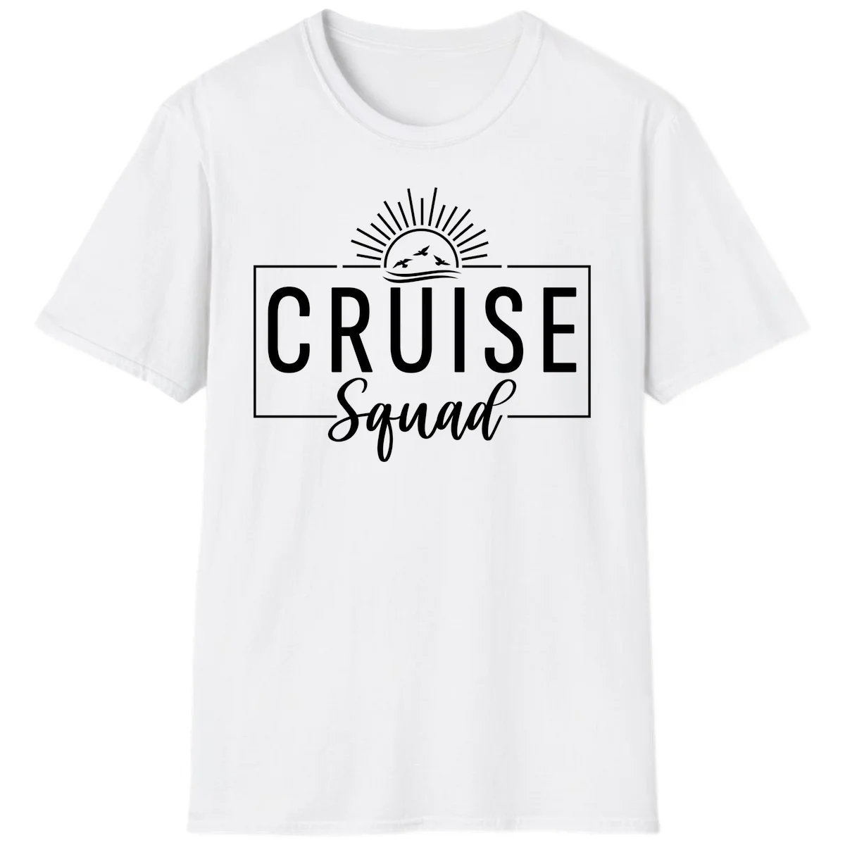 Cruise Squad Sunrise T-Shirt in White