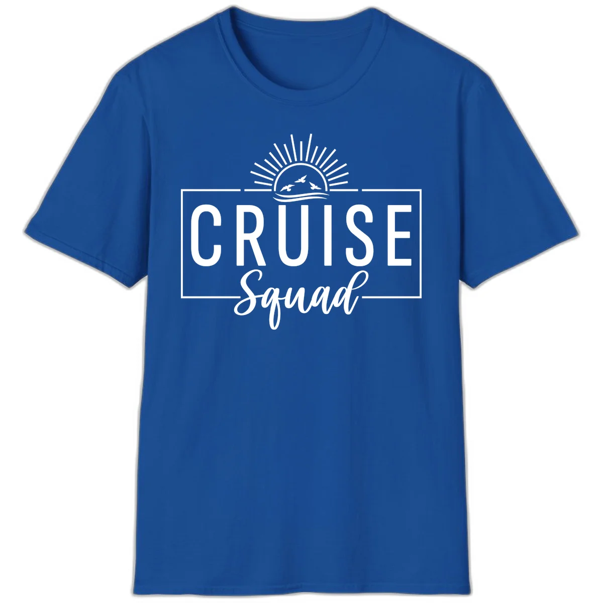 Cruise Squad Sunrise T-Shirt in Royal
