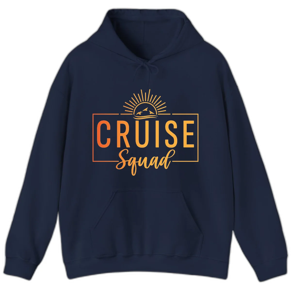 Cruise Squad Sunrise Hoodie in Navy