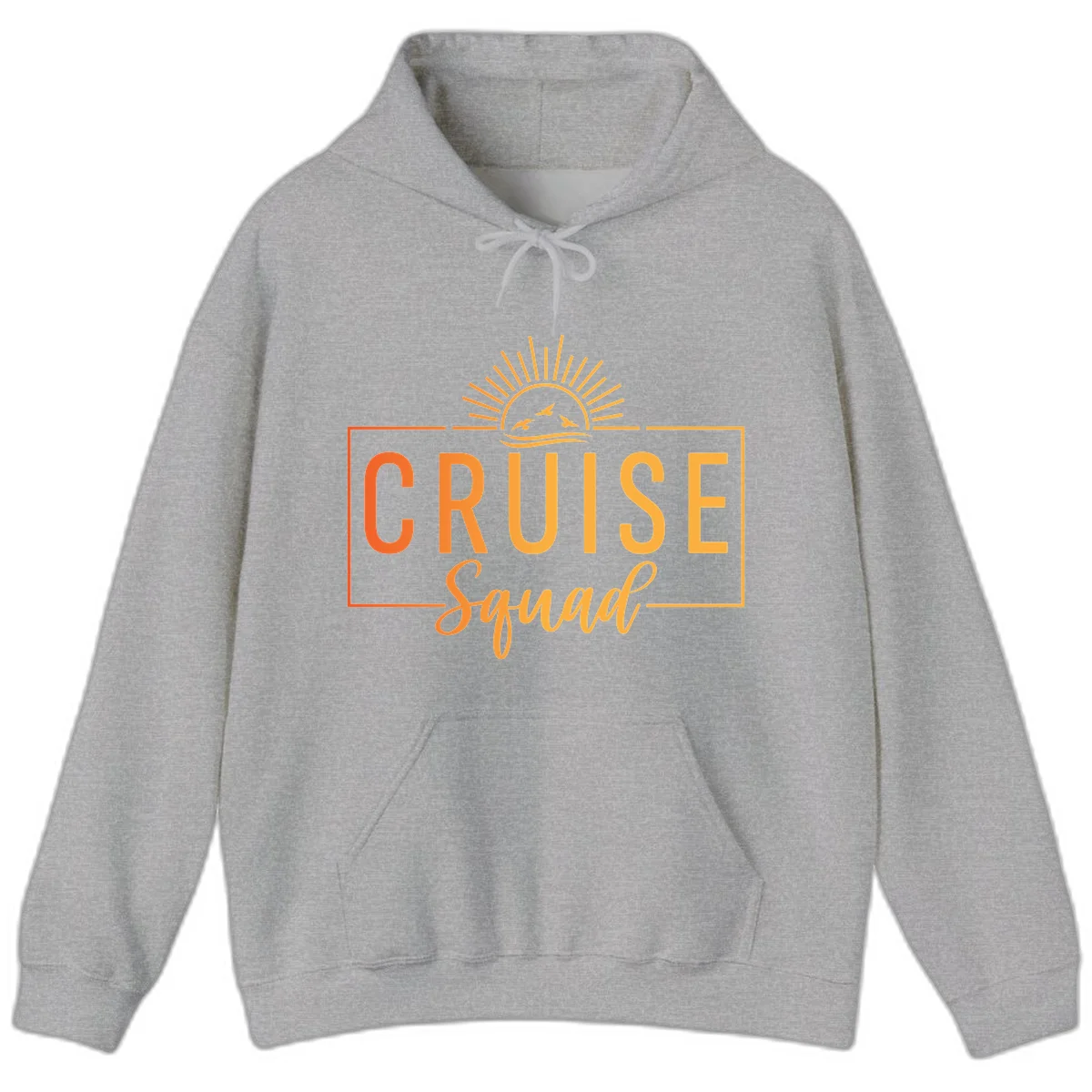 Cruise Squad Sunrise Hoodie in Sport Grey