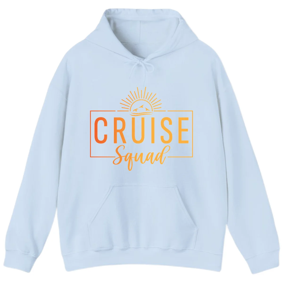 Cruise Squad Sunrise Hoodie in Light Blue