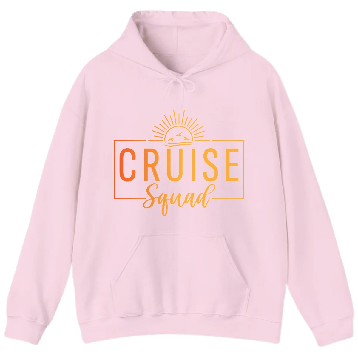 Cruise Squad Sunrise Hoodie in Light Pink