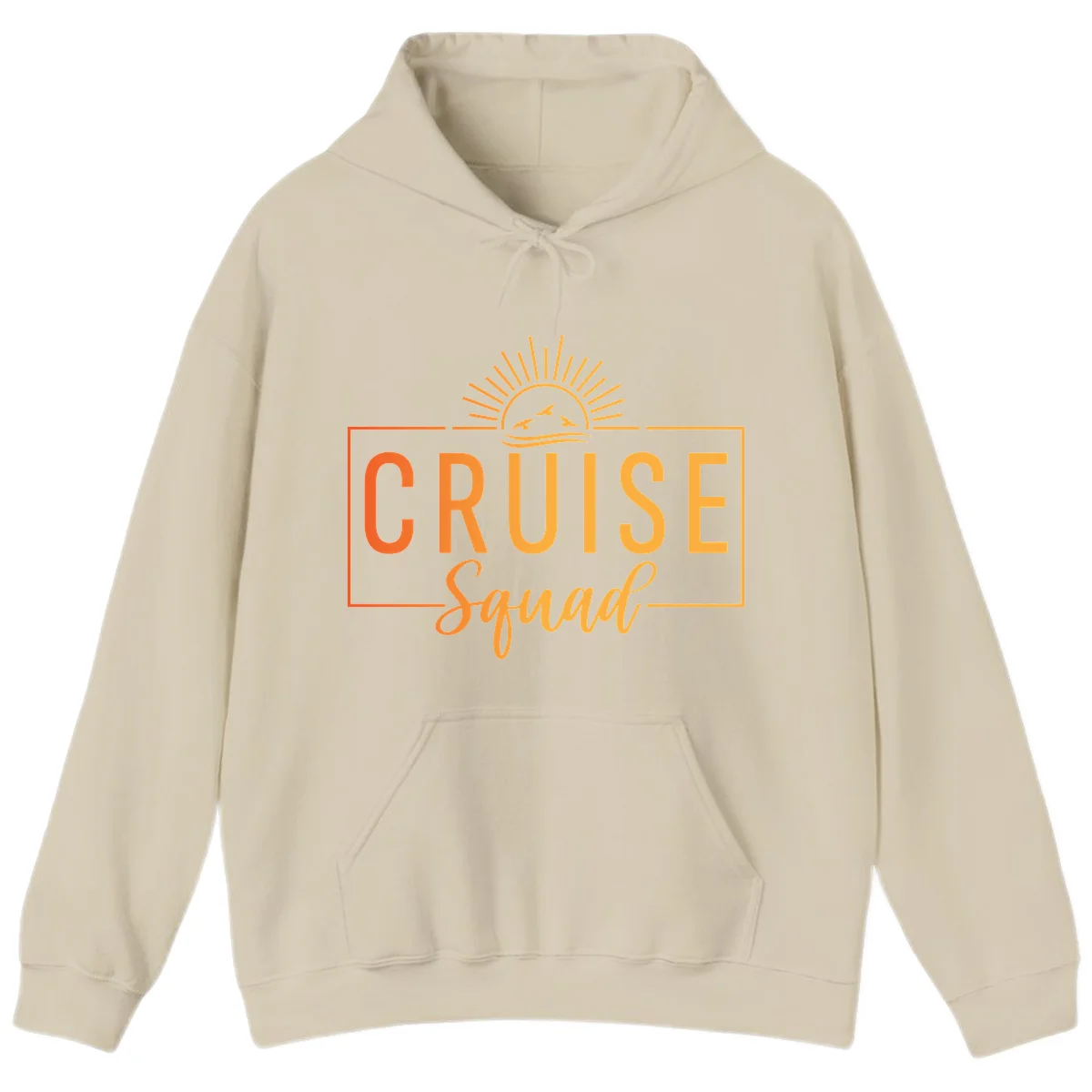Cruise Squad Sunrise Hoodie in Sand