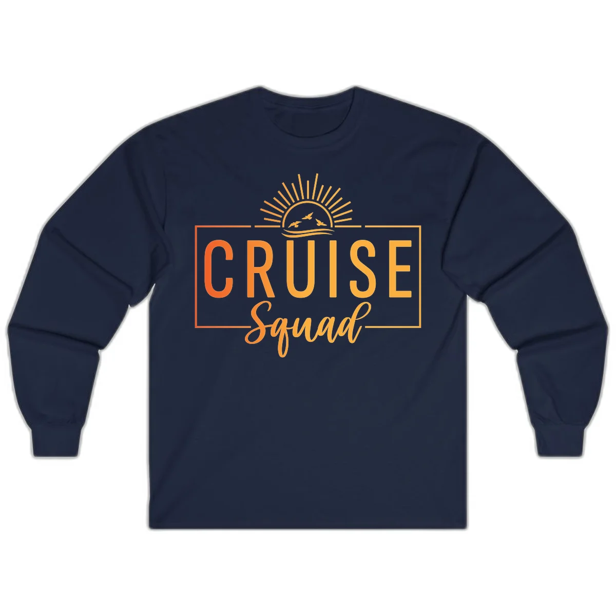 Cruise Squad Sunrise Long Sleeve in Navy
