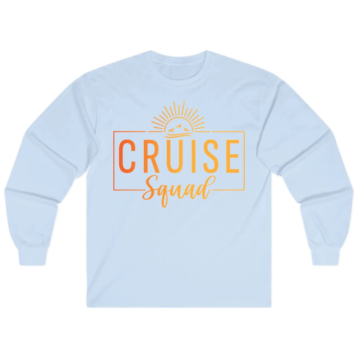 Cruise Squad Sunrise Long Sleeve in Light Blue