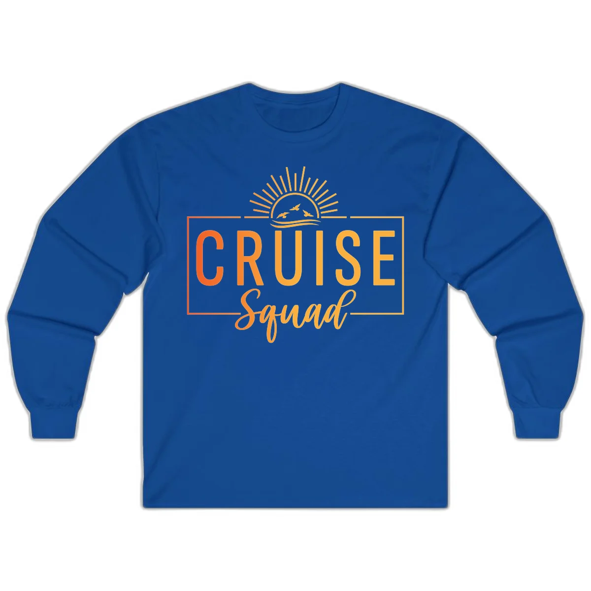 Cruise Squad Sunrise Long Sleeve in Royal