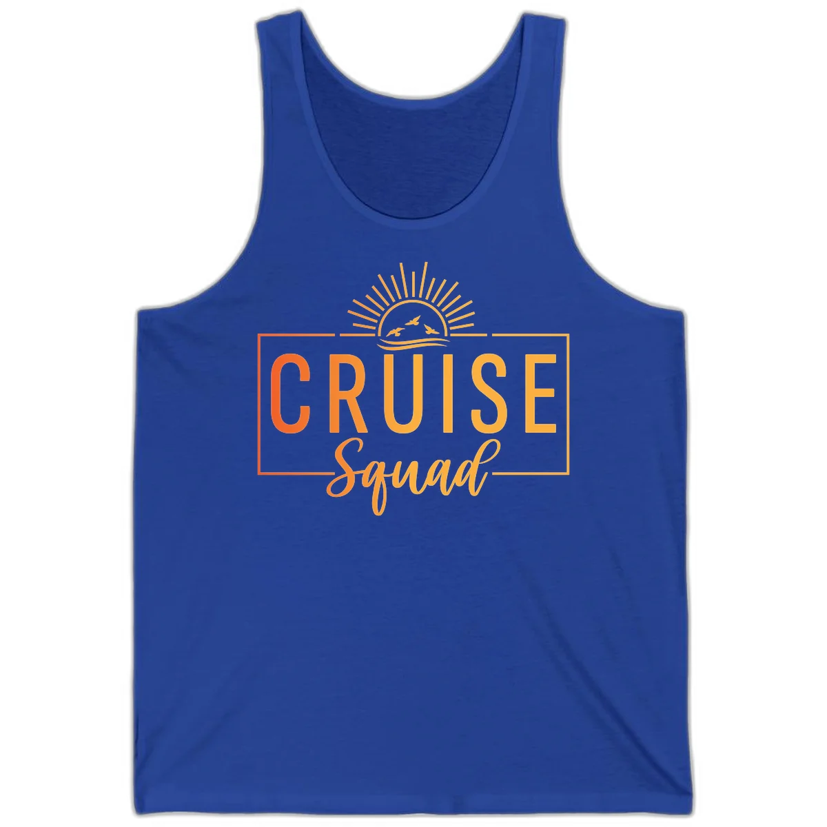 Cruise Squad Sunrise Tank Top in True Royal