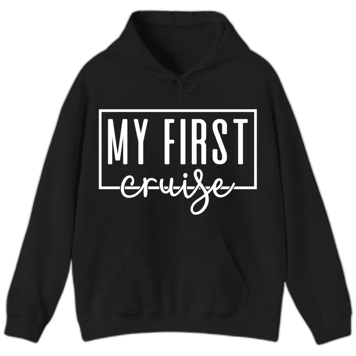 My First Cruise Hoodie in Black