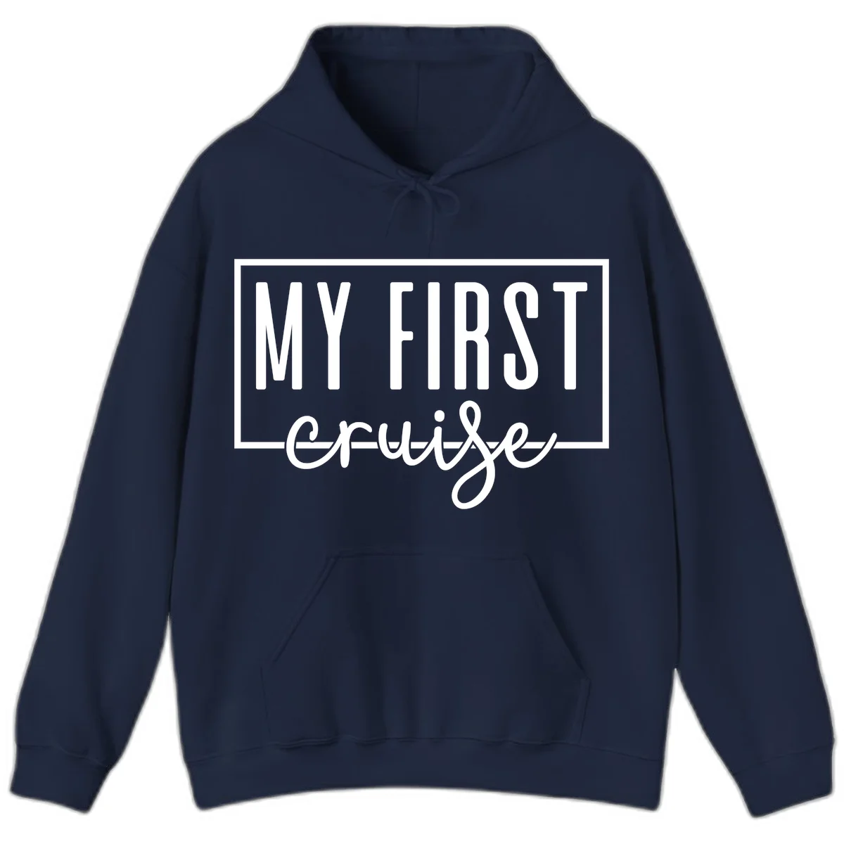 My First Cruise Hoodie in Navy
