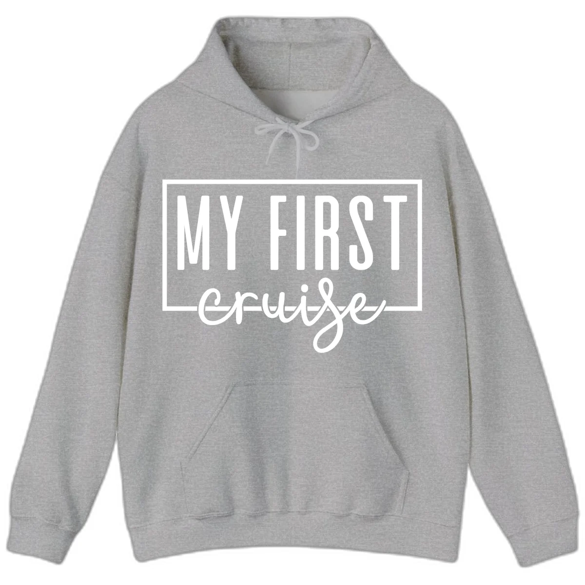 My First Cruise Hoodie in Sport Grey
