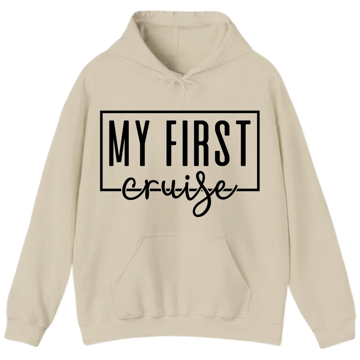 My First Cruise Hoodie in Sand