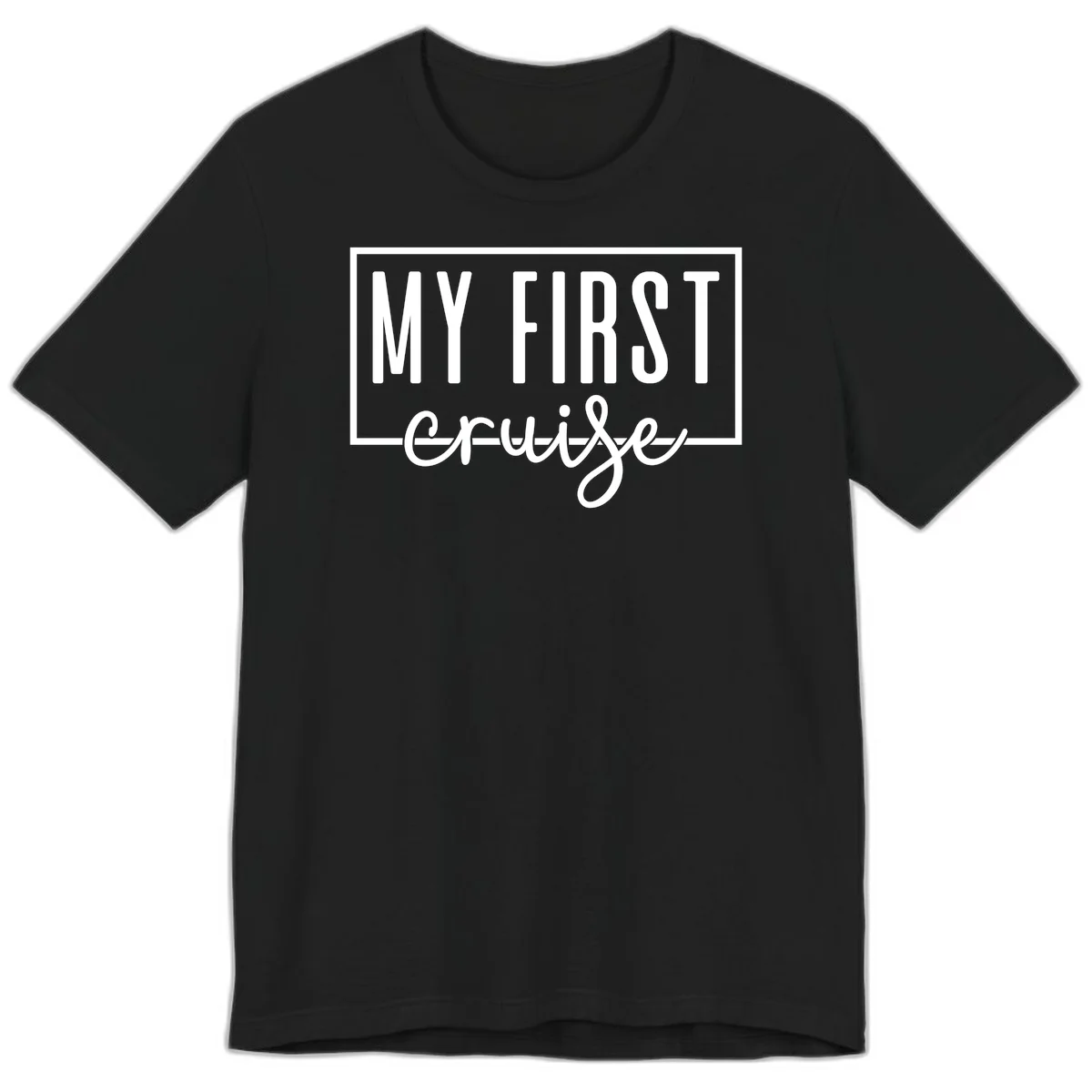 My First Cruise Premium T-Shirt in Black