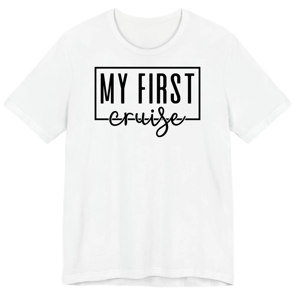 My First Cruise Premium T-Shirt in White
