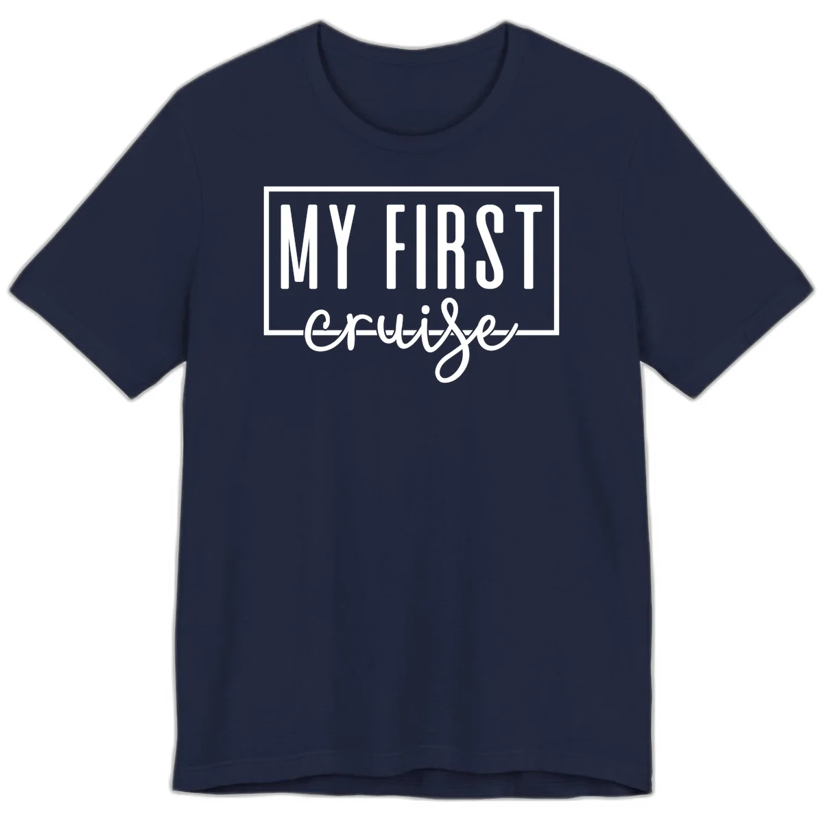 My First Cruise Premium T-Shirt in Navy