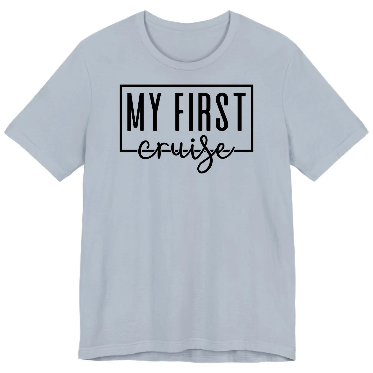 My First Cruise Premium T-Shirt in Light Blue