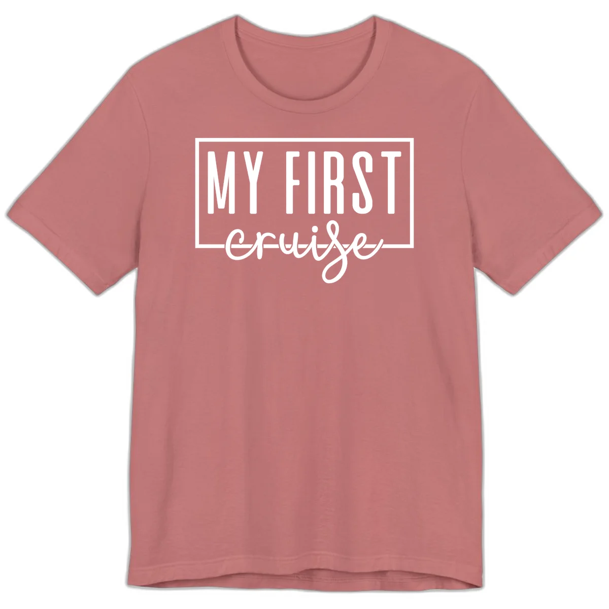 My First Cruise Premium T-Shirt in Mauve