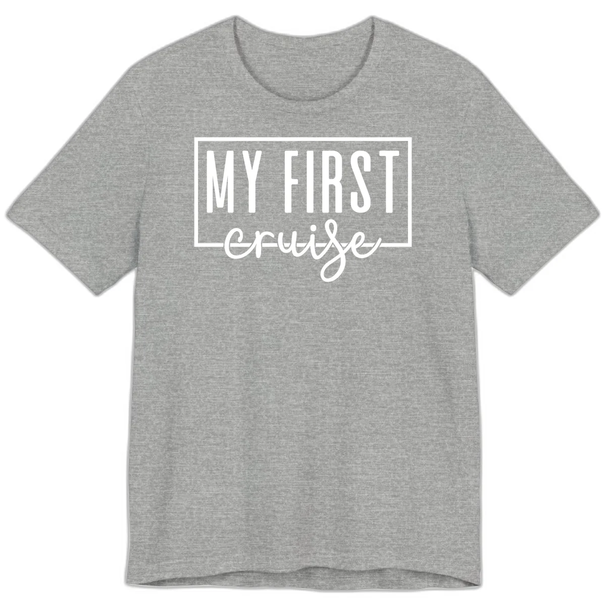 My First Cruise Premium T-Shirt in Athletic Heather
