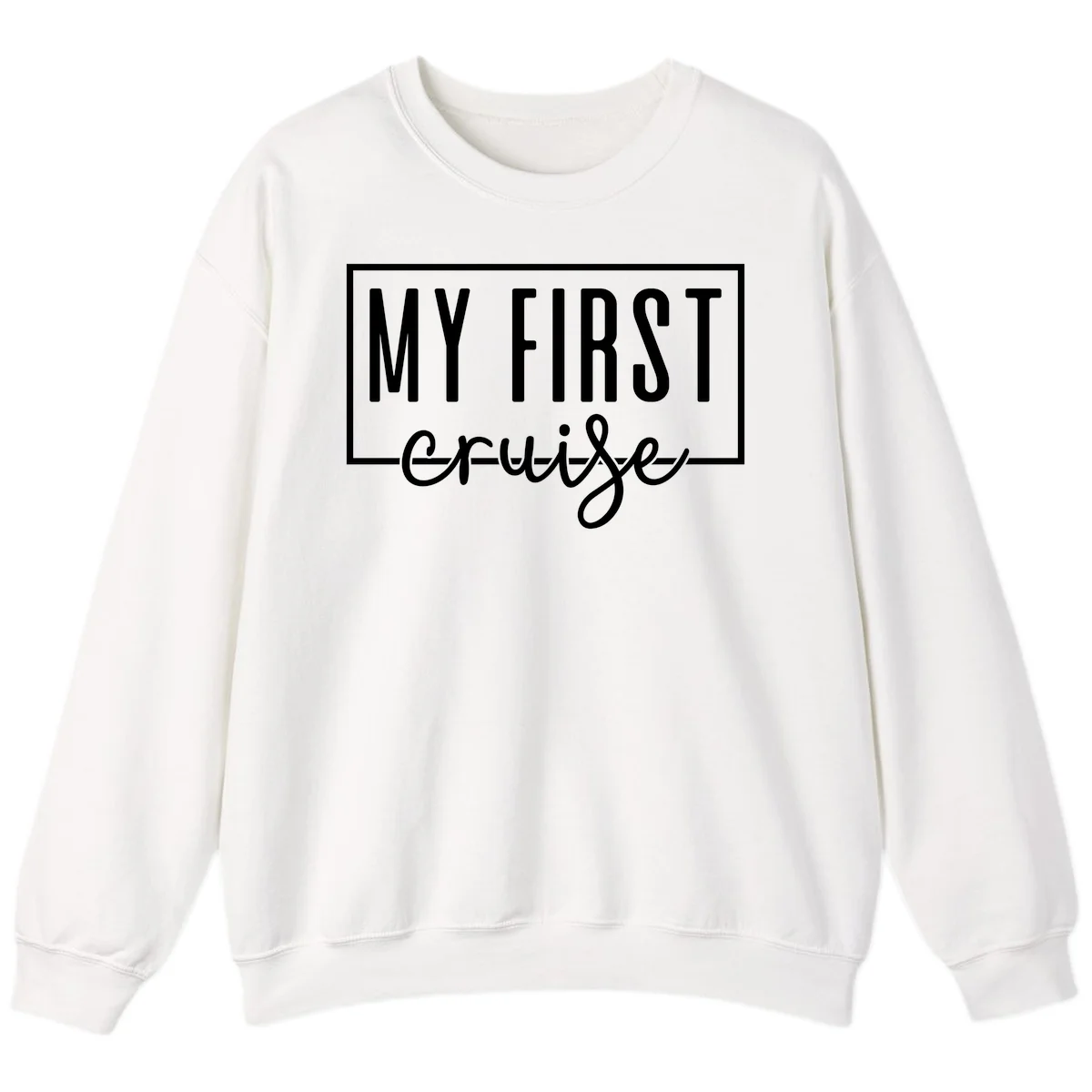 My First Cruise Sweatshirt in White