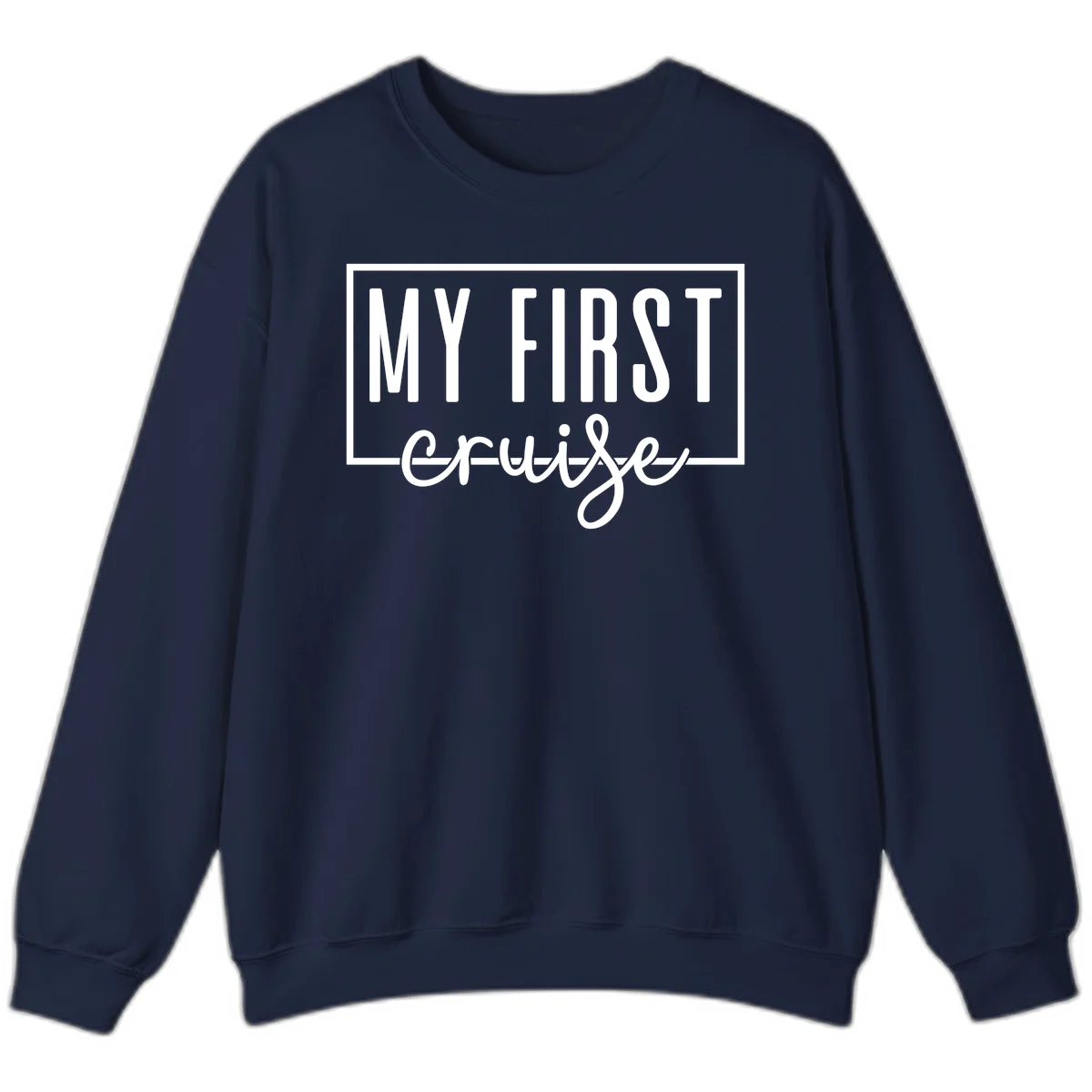 My First Cruise Sweatshirt in Navy