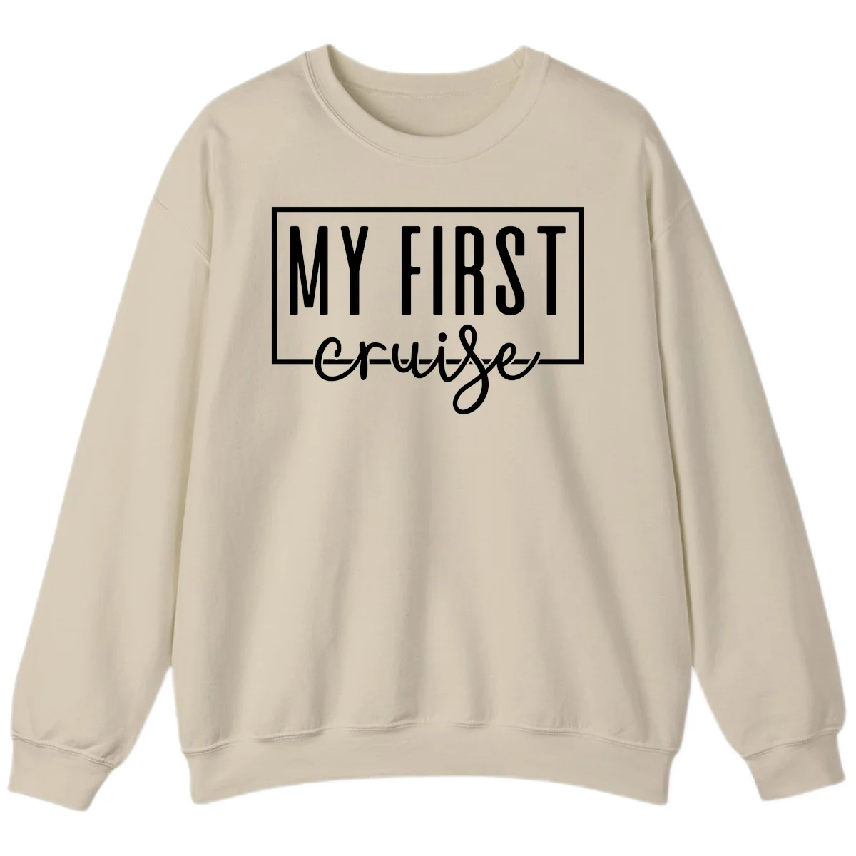 My First Cruise Sweatshirt in Sand