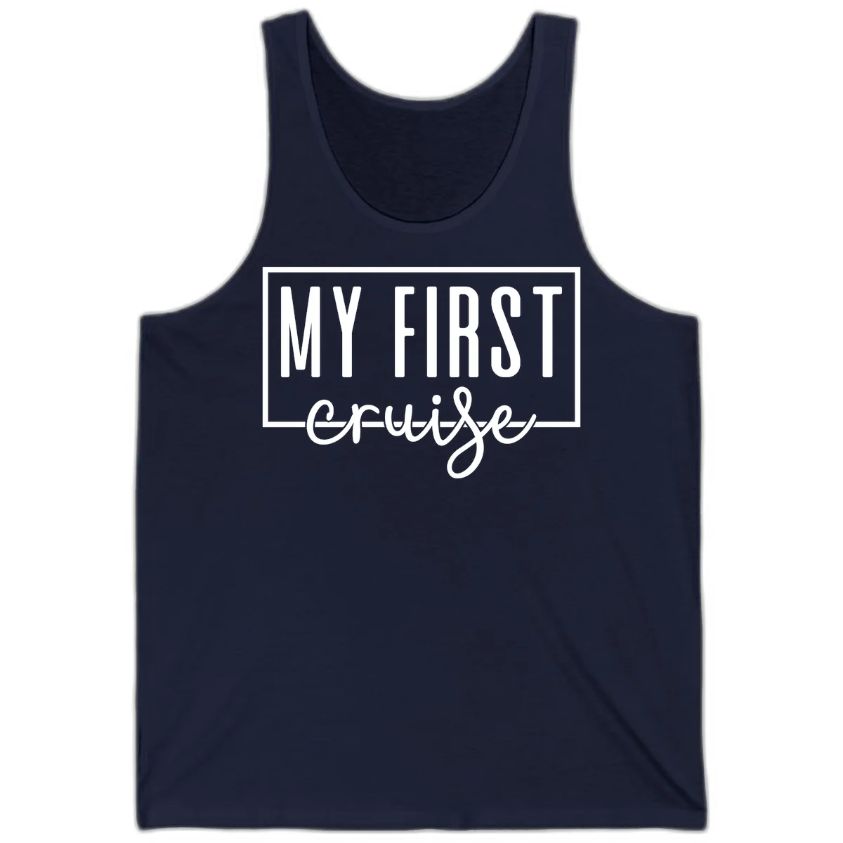 My First Cruise Tank Top in Navy