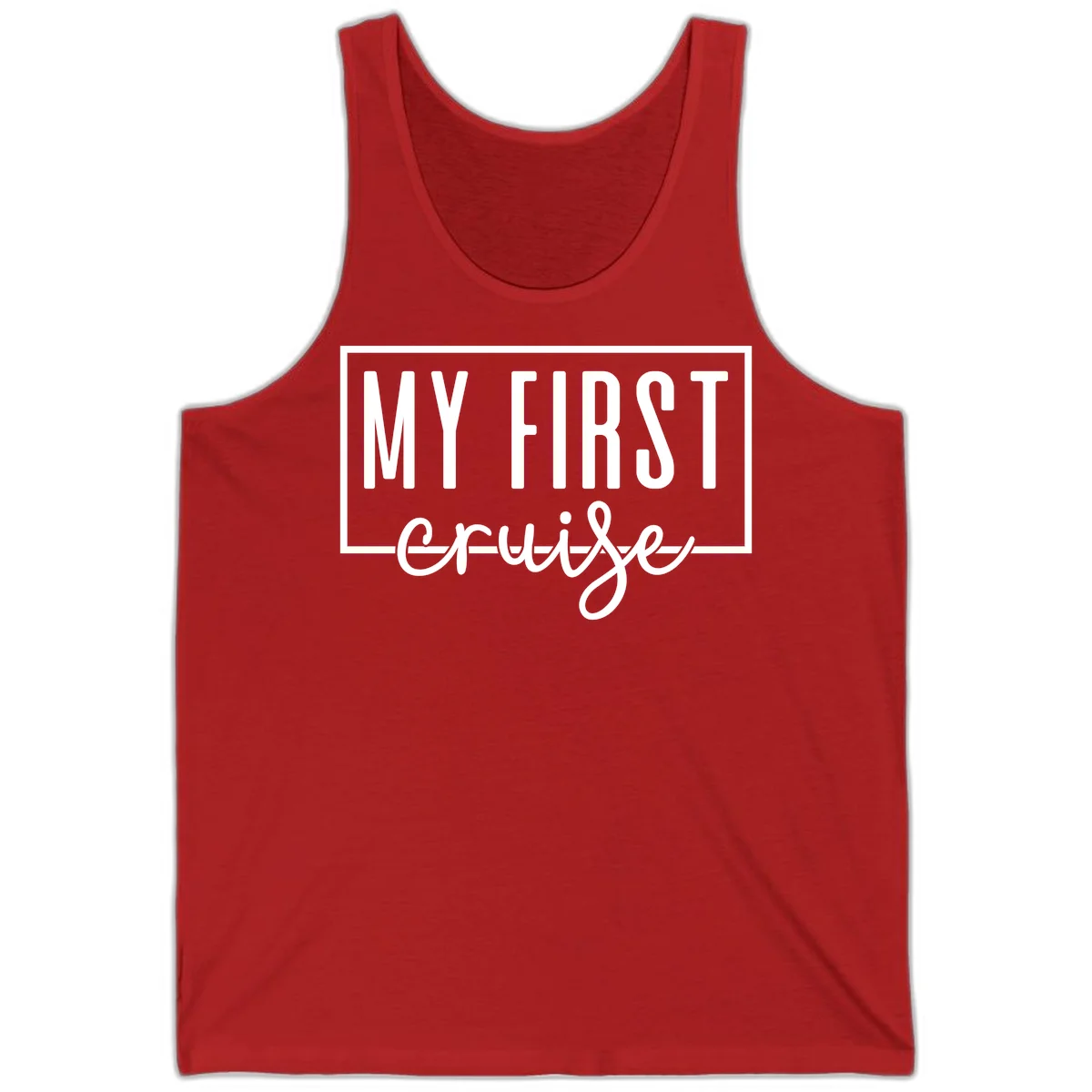 My First Cruise Tank Top in Red