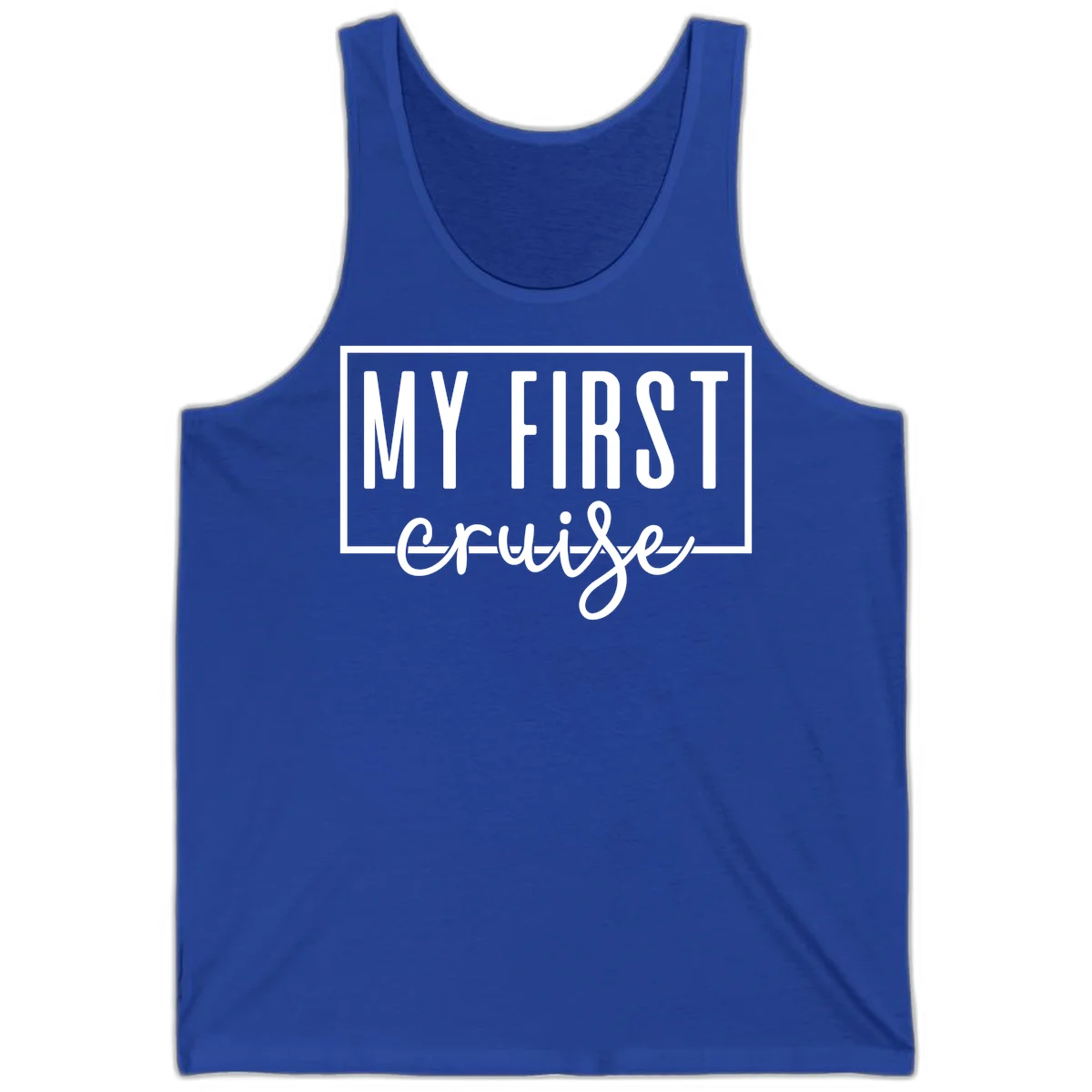 My First Cruise Tank Top in True Royal
