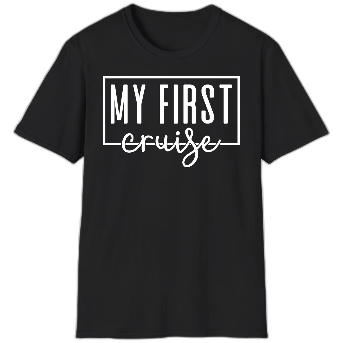 My First Cruise T-Shirt in Black