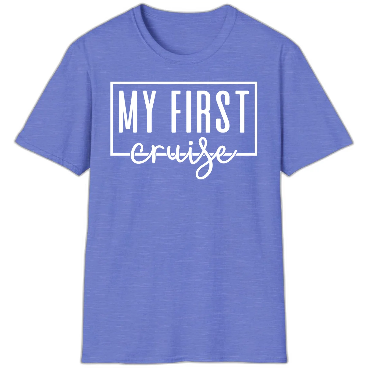 My First Cruise T-Shirt in Heather Royal