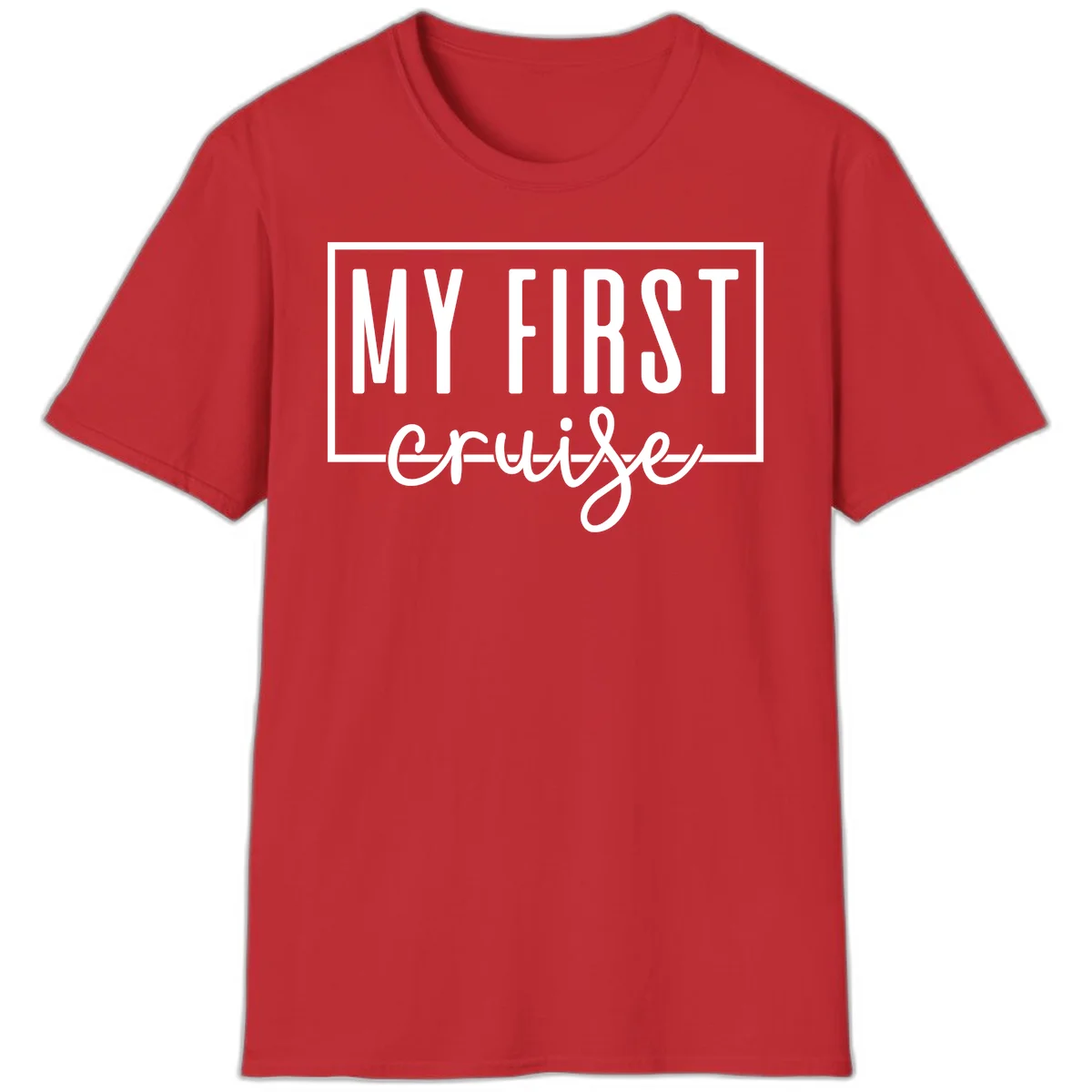 My First Cruise T-Shirt in Red