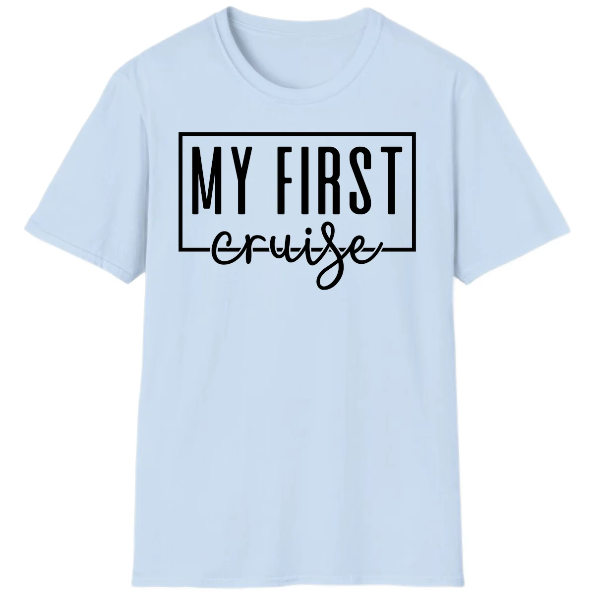 My First Cruise T-Shirt in Light Blue