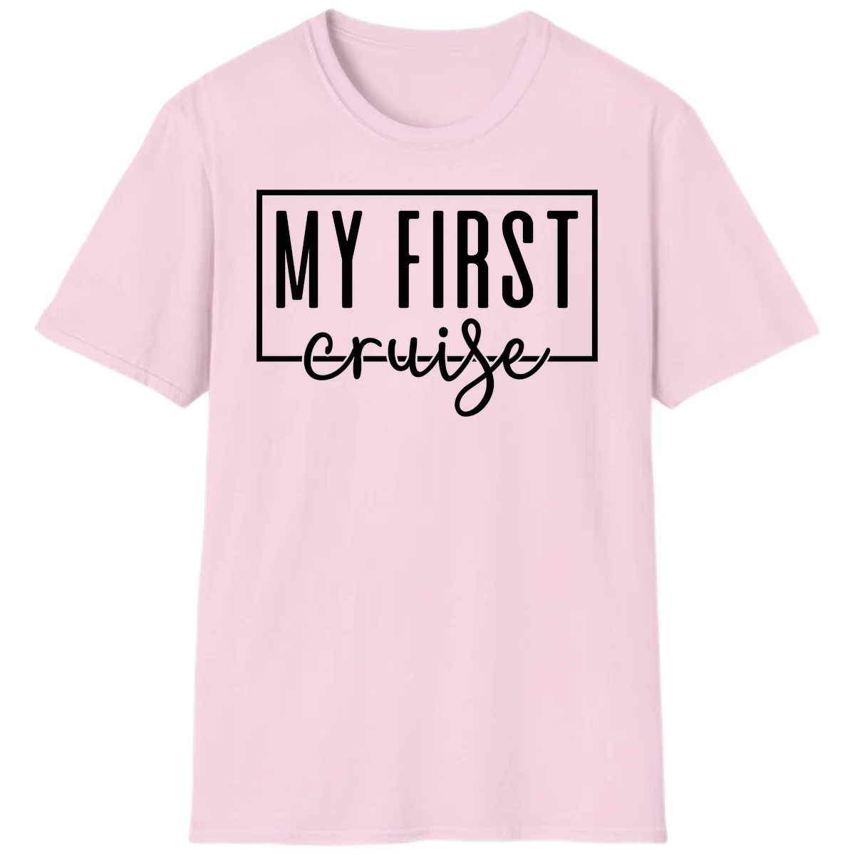 My First Cruise T-Shirt in Light Pink