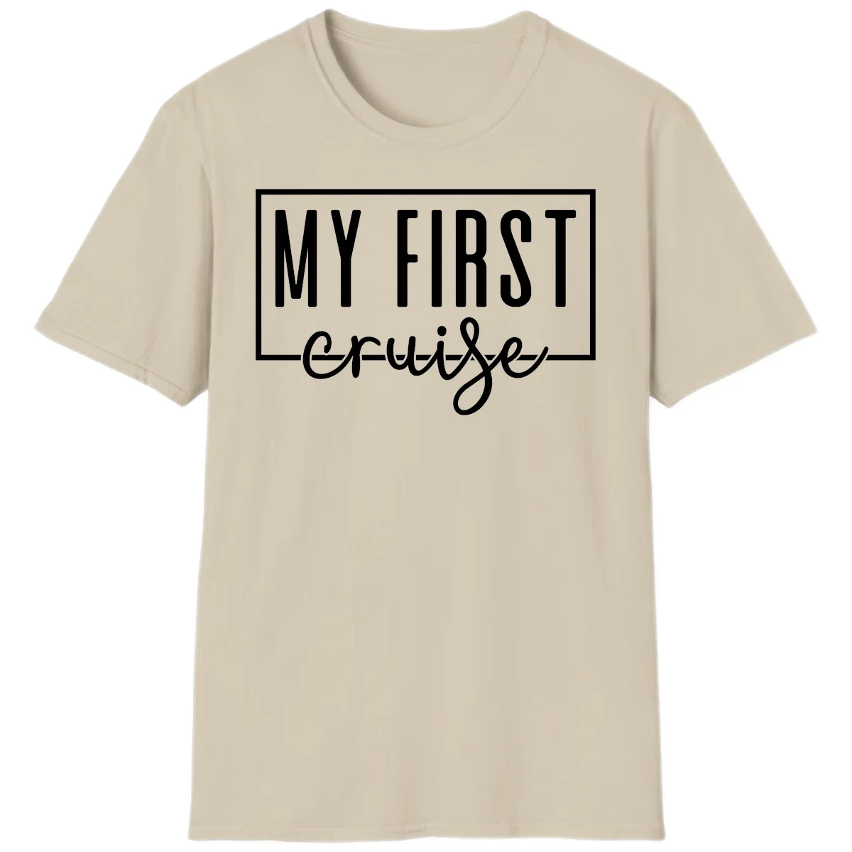 My First Cruise T-Shirt in Sand