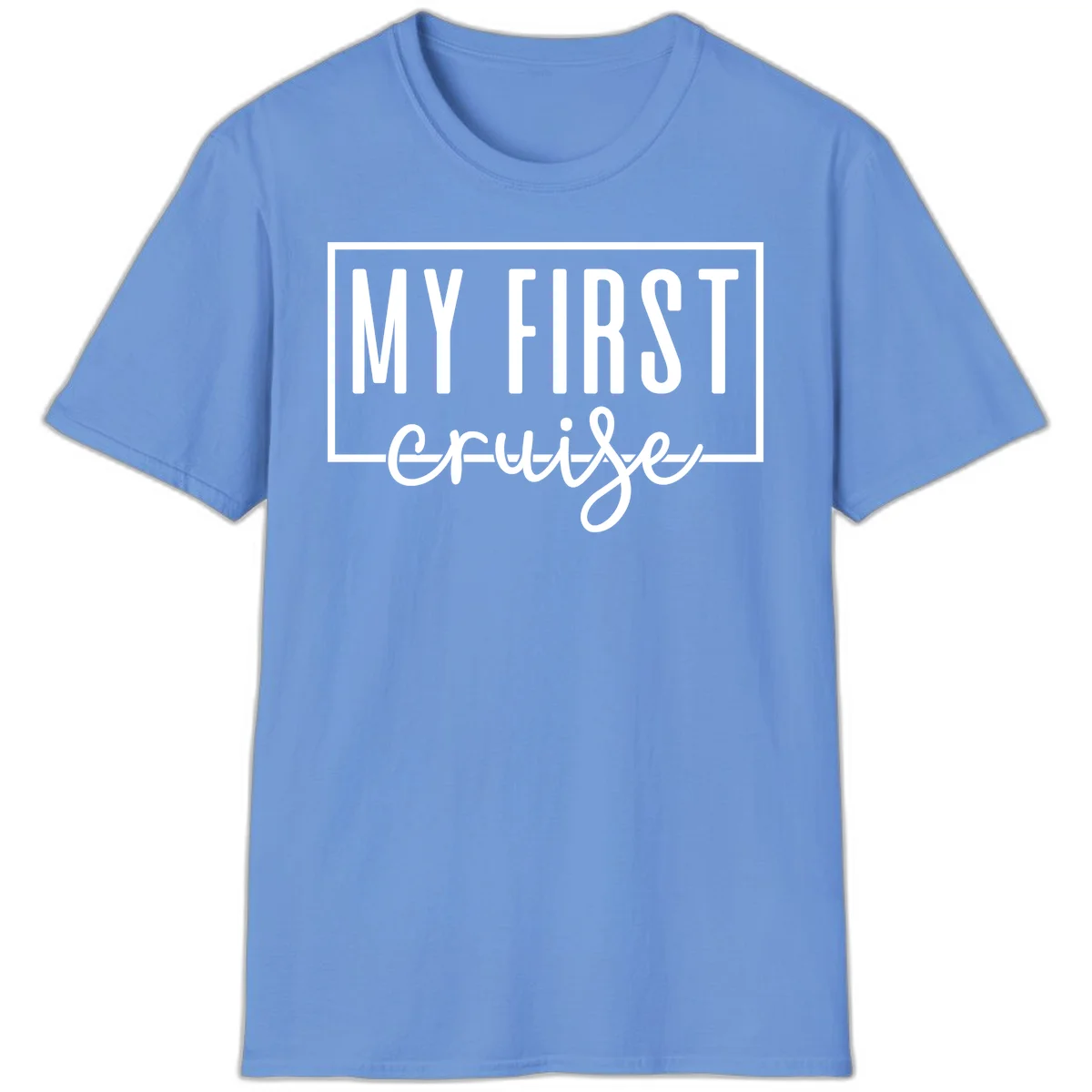 My First Cruise T-Shirt in Carolina Blue