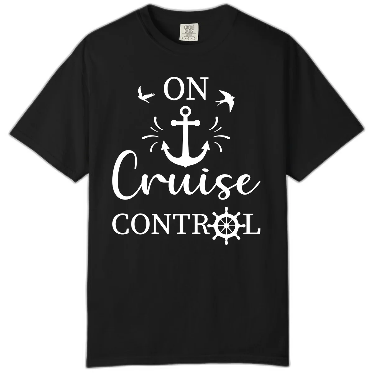 On Cruise Control Nautical Anchor Comfort Color in Black