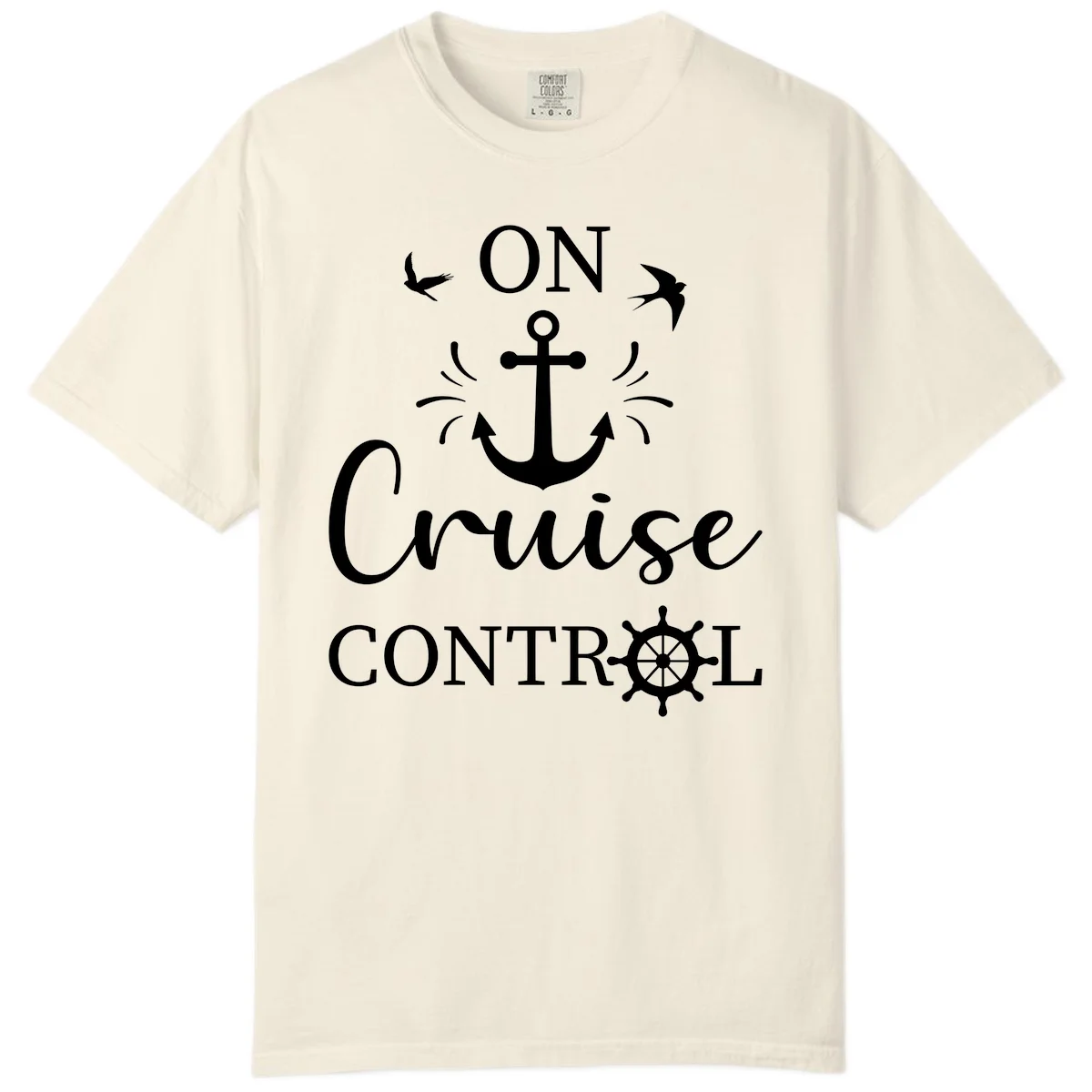 On Cruise Control Nautical Anchor Comfort Color in Ivory