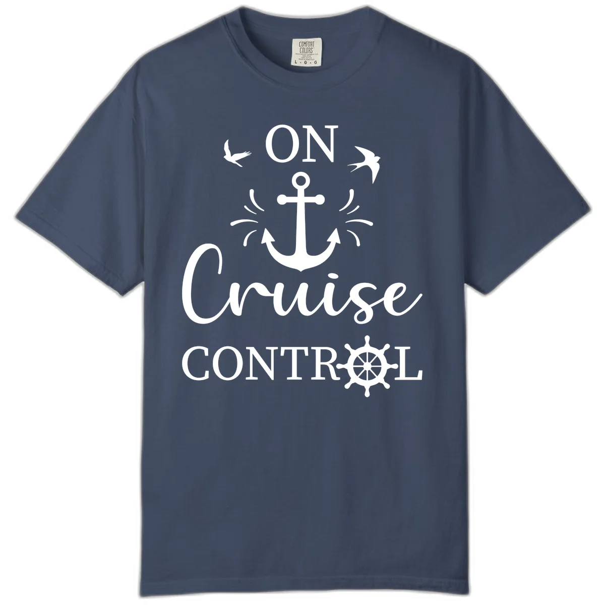 On Cruise Control Nautical Anchor Comfort Color in Midnight