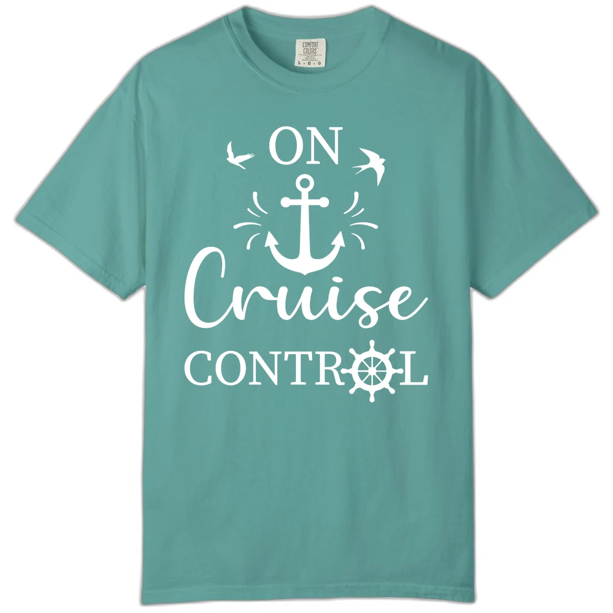 On Cruise Control Nautical Anchor Comfort Color in Seafoam