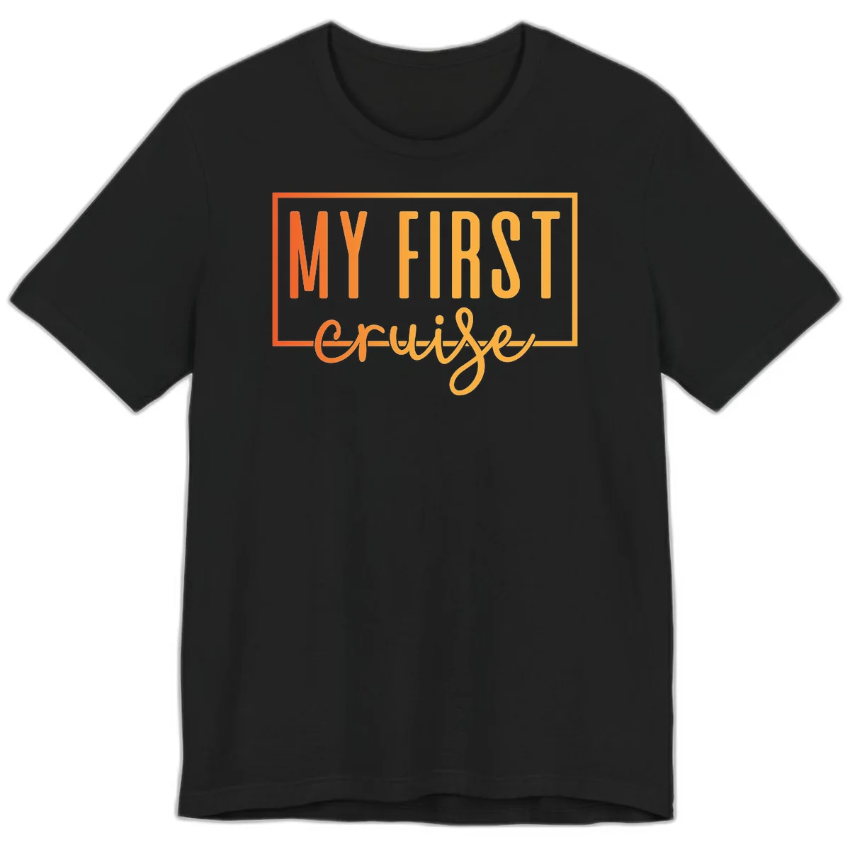 My First Cruise Premium T-Shirt in Black