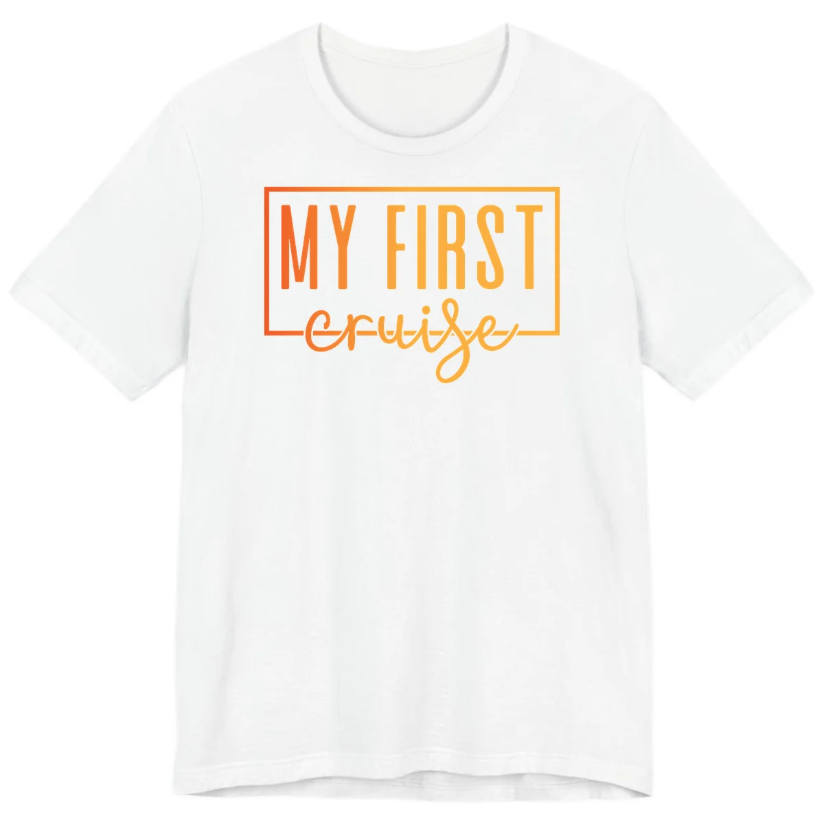 My First Cruise Premium T-Shirt in White