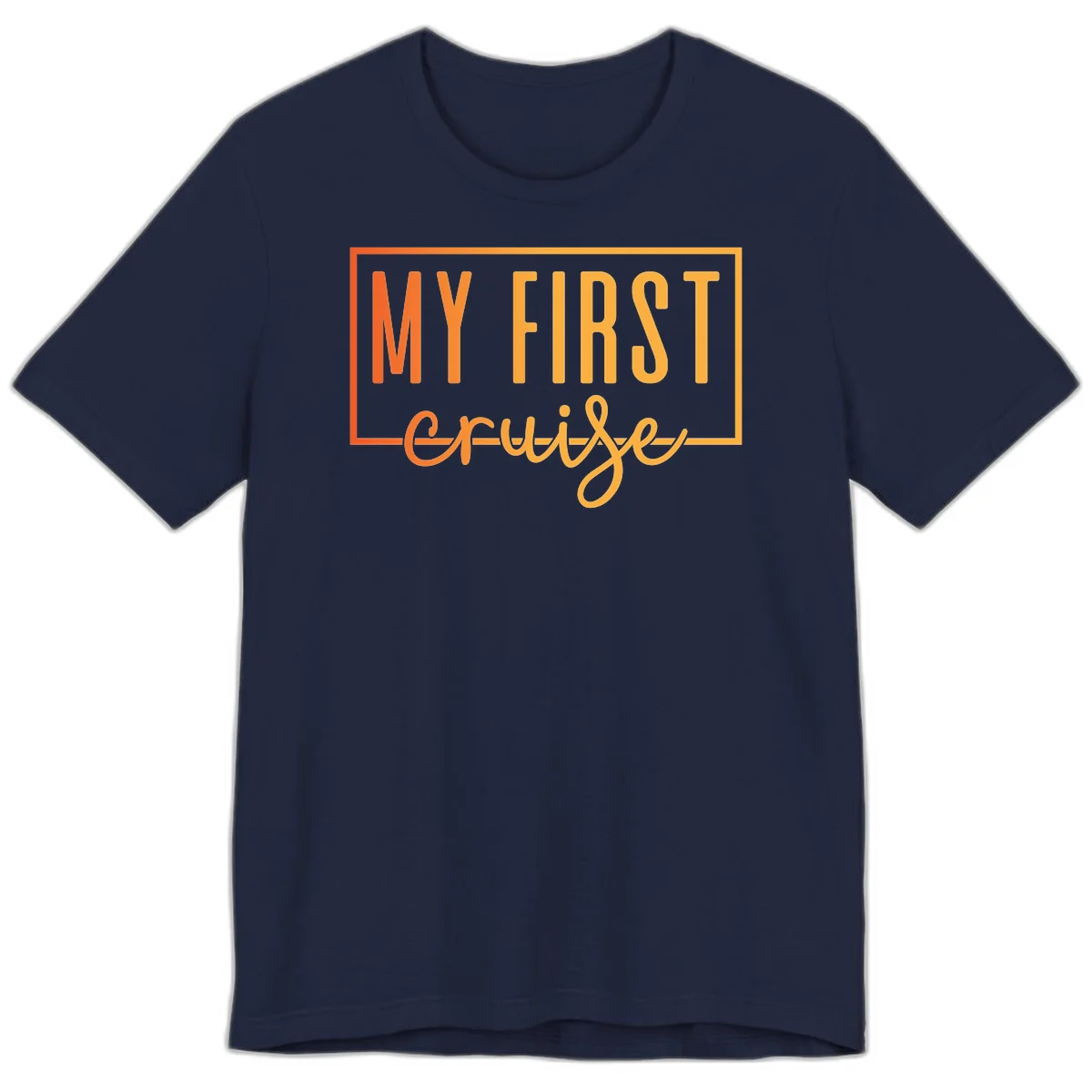 My First Cruise Premium T-Shirt in Navy